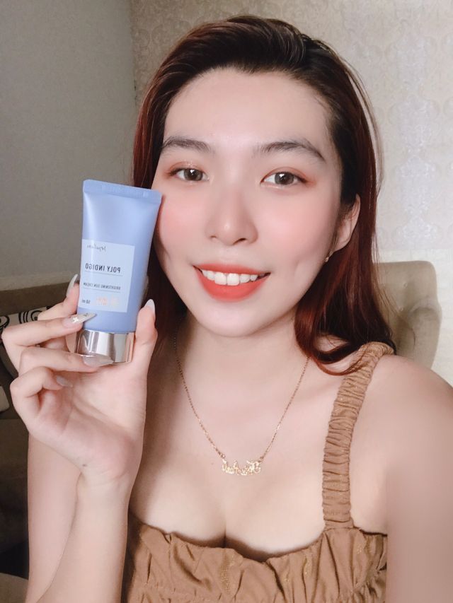 폴리인디고 브라이트닝 선크림 리뷰 사진