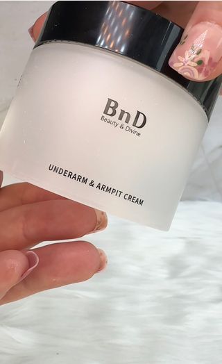 비엔디 프리용[한/영]BnD 바디 미백 겨드랑이 크림 — 5점을 준 리뷰어가 2024년 11월 올린 사용 사진