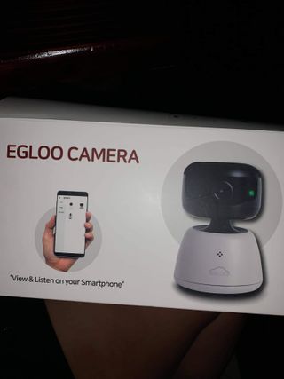 온습도 모니터와 스마트 리모컨이 탑재된 EGLOO cam S4 1080P Wi-Fi 스마트 카메라 — 5점을 준 리뷰어가 2021년 10월 올린 사용 사진