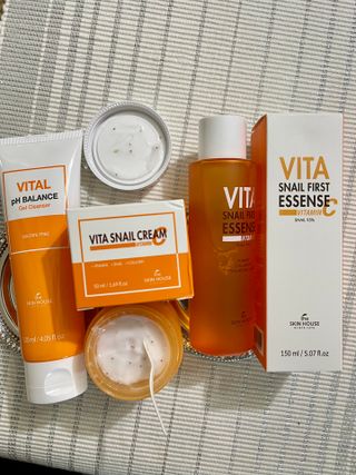Vita Snail Trio Set [First Essence, Cream, Gel Cleanser] — 5점을 준 리뷰어가 2021년 9월 올린 사용 사진