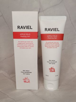 라비엘 모든 피부를 위한 RAVIEL 애플 마일드 필링 젤, 4.1 fl oz, 깊고 부드러운 각질 제거 — 5점을 준 리뷰어가 2022년 8월 올린 사용 사진