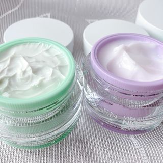 네오젠 비타 듀오 데이 나이트 크림 세트(100g) + 데이 크림(50g) + 나이트 크림(50g) — 5점을 준 리뷰어가 2022년 8월 올린 사용 사진