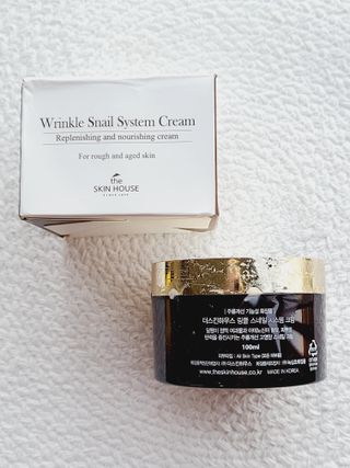 [THE SKIN HOUSE] Wrinkle Snail System Cream 100ml — 2점을 준 리뷰어가 2022년 1월 올린 사용 사진