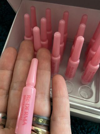 이지듀 리더마 마스터 앰플 1ml x 20 바이알 — 4점을 준 리뷰어가 2021년 2월 올린 사용 사진