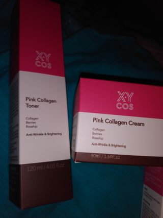 Pink Collagen Line [Toner, Serum, Cream] — 5점을 준 리뷰어가 2021년 10월 올린 사용 사진