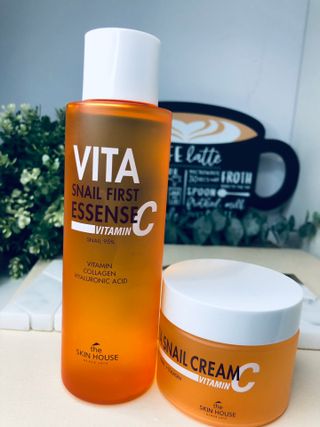 Vita Snail Trio Set [First Essence, Cream, Gel Cleanser] — 4점을 준 리뷰어가 2021년 11월 올린 사용 사진