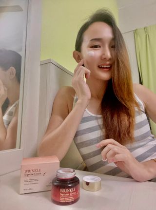 [The Skin House] Wrinkle Supreme Cream — 5점을 준 리뷰어가 2023년 1월 올린 사용 사진