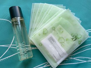 Pyunkang Yul 편강 율 진정 수분 강화 토너 150ml & 진정 마스크팩 10ea — 5점을 준 리뷰어가 2021년 9월 올린 사용 사진