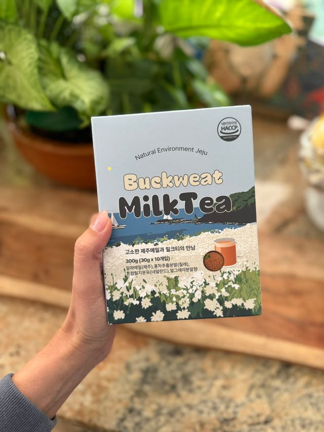 USA_ [neurangpul] JEJU BUCKWHEAT MILKTEA 30g*10 리뷰 사진
