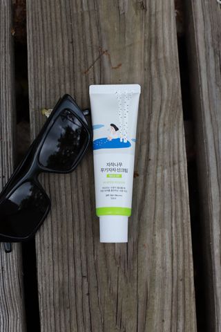 Round Lab Birch Juice Moisturizing Sunscreen — 5점을 준 리뷰어가 2024년 5월 올린 사용 사진
