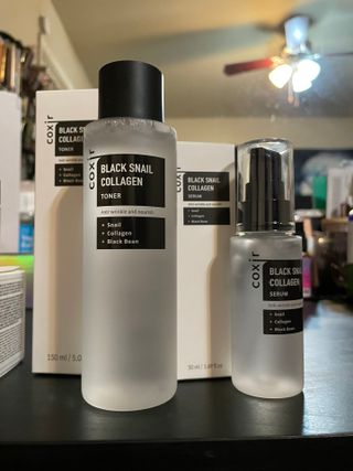 Black Snail Collagen Trio Set [Toner, Serum and Cream] — 5점을 준 리뷰어가 2022년 1월 올린 사용 사진