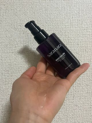 Rich Salon Morocco Argan Oil Serum 사라나라, 리치 살롱 모로코알 건 오일 세럼 — 5점을 준 리뷰어가 2023년 1월 올린 사용 사진