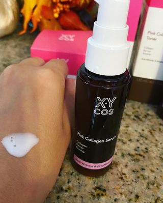 Pink Collagen Line [Toner, Serum, Cream] — 3.5점을 준 리뷰어가 2021년 10월 올린 사용 사진
