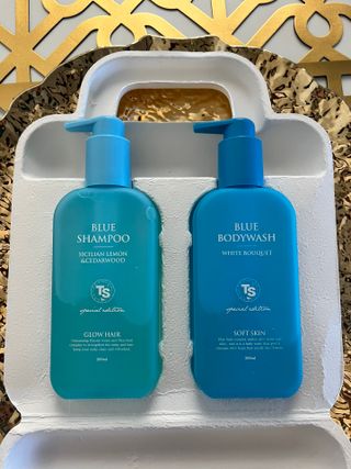 TS 블루에디션(샴푸200ml+바디워시200ml SET) — 4.5점을 준 리뷰어가 2023년 7월 올린 사용 사진