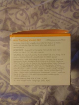 [THE SKIN HOUSE] Lemon Sorbet Cleanser, Aloe Soothing Vitamin Gel — 5점을 준 리뷰어가 2021년 12월 올린 사용 사진