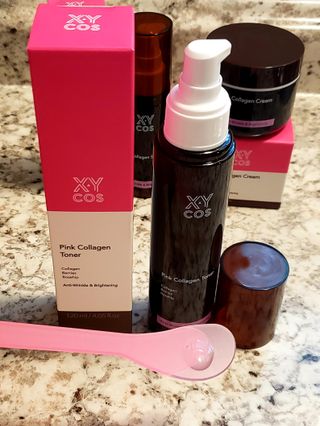 Pink Collagen Line [Toner, Serum, Cream] — 5점을 준 리뷰어가 2021년 9월 올린 사용 사진