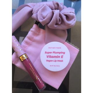 마더메이드 [어머니 만든] 슈퍼 플럼 핑 Vit E 비건 립 마스크 _E — 5점을 준 리뷰어가 2021년 2월 올린 사용 사진