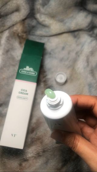 시카 클리어 스팟 패치(10mm 18ea &amp; 12mm 30ea) &amp; 데일리 수딩 마스크 &amp; CICA 크림100ml — 5점을 준 리뷰어가 2023년 7월 올린 사용 사진