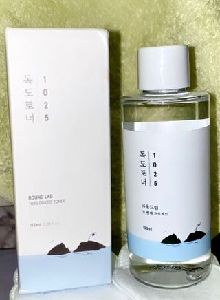 라운드 랩 1025 독도 토너 100ml — 5점을 준 리뷰어가 2021년 2월 올린 사용 사진