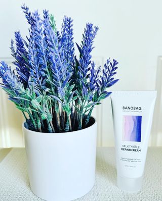 바노바기 코스메틱 바노바기 밀크 씨슬 리페어 크림 50ml — 5점을 준 리뷰어가 2023년 3월 올린 사용 사진