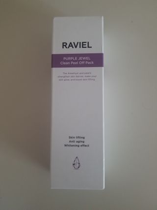 라비엘 RAVIEL 퍼플 쥬얼 클린 필 오프 팩, 마일드 블랙헤드 리무버, 4.1 fl oz(120ml) — 4.5점을 준 리뷰어가 2022년 9월 올린 사용 사진