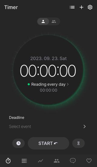 도트타이머 Metaverse time management app, Dote Timer ⏲️ 1 premium lifetime pass, 10 one-year subscriptions — 4.5점을 준 리뷰어가 2023년 9월 올린 사용 사진