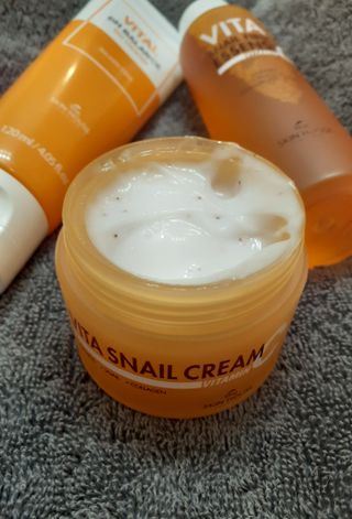 Vita Snail Trio Set [First Essence, Cream, Gel Cleanser] — 5점을 준 리뷰어가 2021년 9월 올린 사용 사진