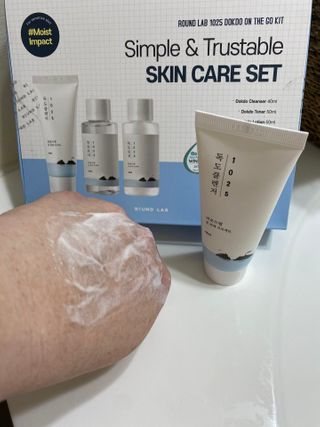 ROUND LAB 1025 DOKDO ON THE GO KIT — 5점을 준 리뷰어가 2021년 1월 올린 사용 사진