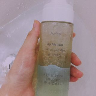 제주인디 폴리인디고 내 피부에 쪽 폼클렌징 — 5점을 준 리뷰어가 2021년 9월 올린 사용 사진