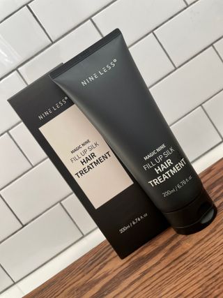 나인레스 매지나인 필 업 실크 트리트먼트 200ml 6.76 fl. 온스 유형에 남겨 — 5점을 준 리뷰어가 2022년 6월 올린 사용 사진