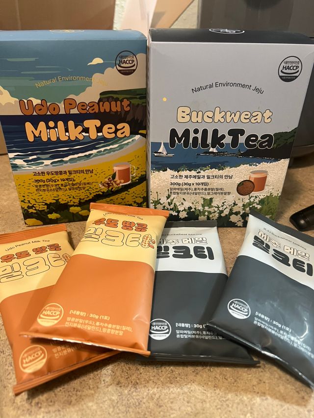 USA_ [neurangpul] JEJU BUCKWHEAT MILKTEA 30g*10 리뷰 사진