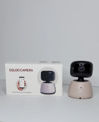 온습도 모니터와 스마트 리모컨이 탑재된 EGLOO cam S4 1080P Wi-Fi 스마트 카메라 — 4.5점을 준 리뷰어가 2021년 9월 올린 사용 사진