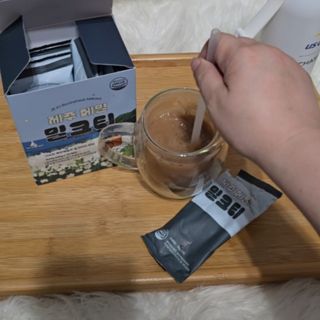 느랑풀 USA_ [neurangpul] JEJU BUCKWHEAT MILKTEA 30g*10 — 5점을 준 리뷰어가 2025년 7월 올린 사용 사진