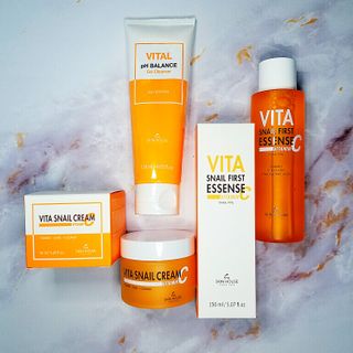 Vita Snail Trio Set [First Essence, Cream, Gel Cleanser] — 4.5점을 준 리뷰어가 2021년 9월 올린 사용 사진