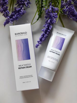 바노바기 코스메틱 바노바기 밀크 씨슬 리페어 크림 50ml — 5점을 준 리뷰어가 2023년 3월 올린 사용 사진