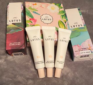 더 퓨어 로터스 제주 식물 선크림 / 제주 연잎 &amp; 동백 미스트 / 순수한 연꽃 어메니티 세트 — 5점을 준 리뷰어가 2022년 7월 올린 사용 사진
