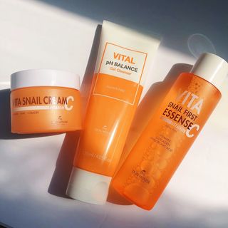 Vita Snail Trio Set [First Essence, Cream, Gel Cleanser] — 4점을 준 리뷰어가 2021년 8월 올린 사용 사진