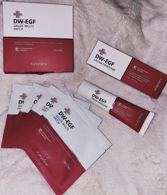 이지 듀 DW-EGF 크림 다이브 솜 / 거즈 멀티 패치 리뷰 사진