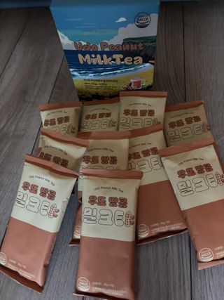 느랑풀 USA_ [neurangpul] JEJU UDO PEANUT MILKTEA 30g*10 — 5점을 준 리뷰어가 2025년 7월 올린 사용 사진