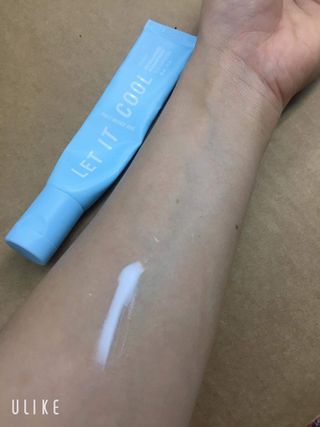 제주인디 렛잇쿨 폴리인디고 진정 리파인 크림 — 5점을 준 리뷰어가 2021년 6월 올린 사용 사진