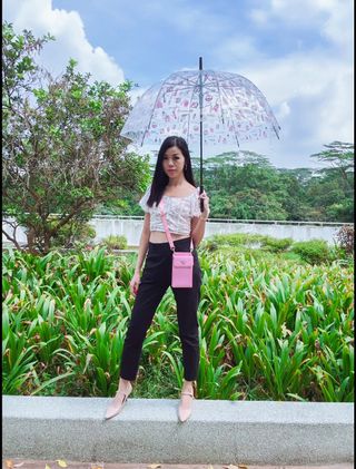 [캔마트]Perfect Pants40verSummer 면 MA05137 Ivory / Black A 쇼트 타입 / B 롱 타입 — 4.5점을 준 리뷰어가 2021년 8월 올린 사용 사진