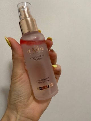 달바 바이탈 로즈 스프레이 세럼 — 5점을 준 리뷰어가 2021년 2월 올린 사용 사진