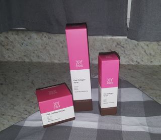 Pink Collagen Line [Toner, Serum, Cream] — 5점을 준 리뷰어가 2021년 10월 올린 사용 사진