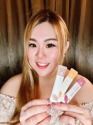 [쿠누트라] K・ENZYME 아연 카카오/3gx30 파우더 스틱 — 4점을 준 리뷰어가 2023년 2월 올린 사용 사진