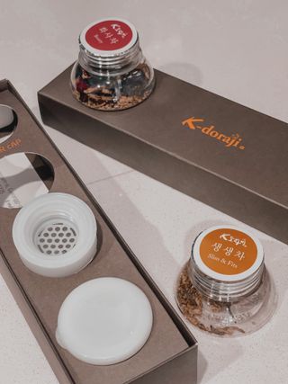 K-doraji PSI TEA Infuser Water Bottle, Easy Tea Making with Cute Tea Infuser, cold brew tea — 5점을 준 리뷰어가 2021년 7월 올린 사용 사진