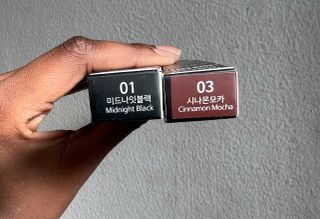씨스터앤 시스터앤 더블이펙트 워터프루프 아이펜슬_미국 — 5점을 준 리뷰어가 2022년 4월 올린 사용 사진