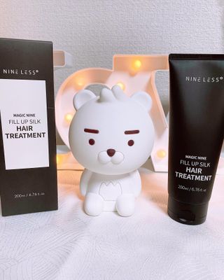 나인레스 매지나인 필 업 실크 트리트먼트 200ml 6.76 fl. 온스 유형에 남겨 — 5점을 준 리뷰어가 2022년 4월 올린 사용 사진