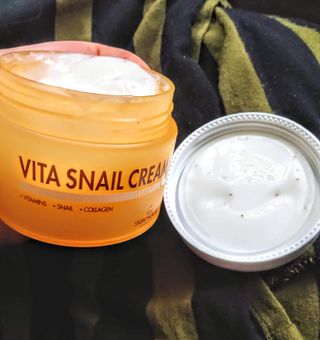 [THE SKIN HOUSE] Vita Snail Cream — 5점을 준 리뷰어가 2022년 2월 올린 사용 사진