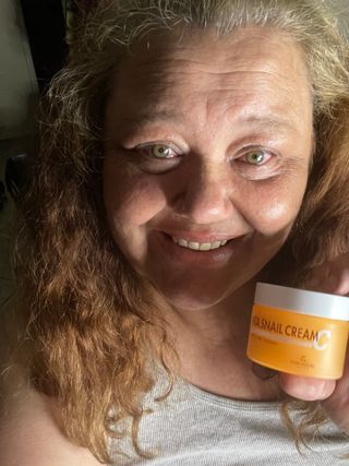 [THE SKIN HOUSE] Vita Snail Cream — 5점을 준 리뷰어가 2022년 4월 올린 사용 사진