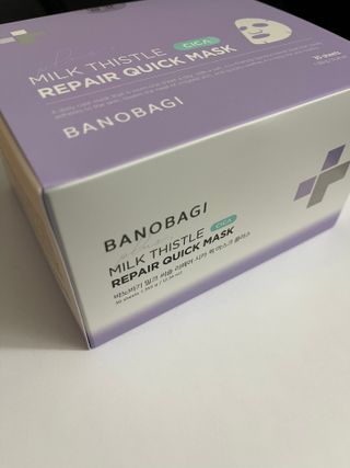 바노바기 코스메틱 바노바기 밀크씨슬 리페어 시카 폼 클렌저 플러스 120ml + 퀵 마스크 플러스 30매 — 5점을 준 리뷰어가 2023년 8월 올린 사용 사진